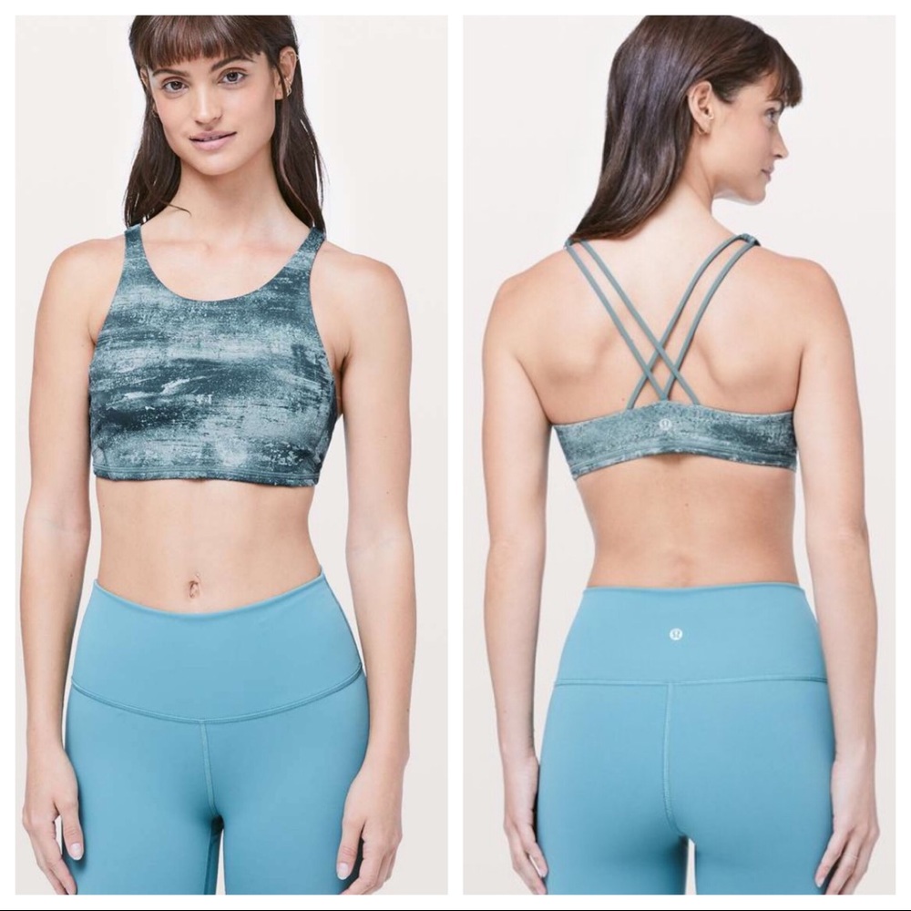 🍋Lululemon NWT Free to Be Sports Bra Green Sze 10